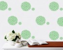 Flowers Pattern Wall Decal Modern Vinyl Sticker